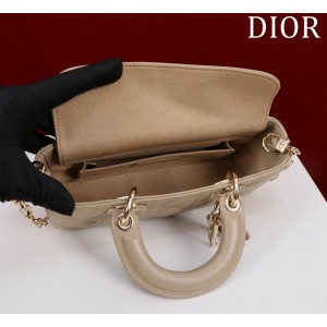 Dior Small Lady D-Joy Bag Cannage Lambskin 22 x 12 x 6 cm Bags