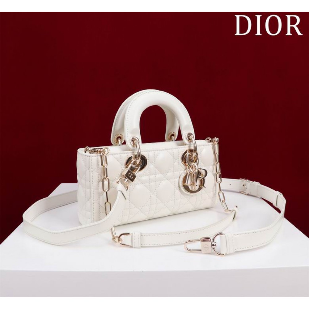 Dior Small Lady D-Joy Bag Cannage Lambskin 22 x 12 x 6 cm Bags
