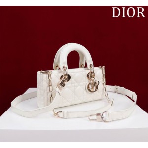 Dior Small Lady D-Joy Bag Cannage Lambskin 22 x 12 x 6 cm Bags
