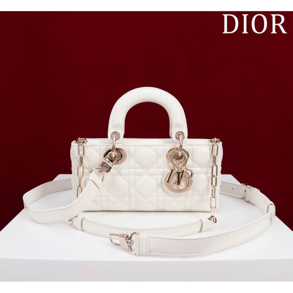 Dior Small Lady D-Joy Bag Cannage Lambskin 22 x 12 x 6 cm Bags