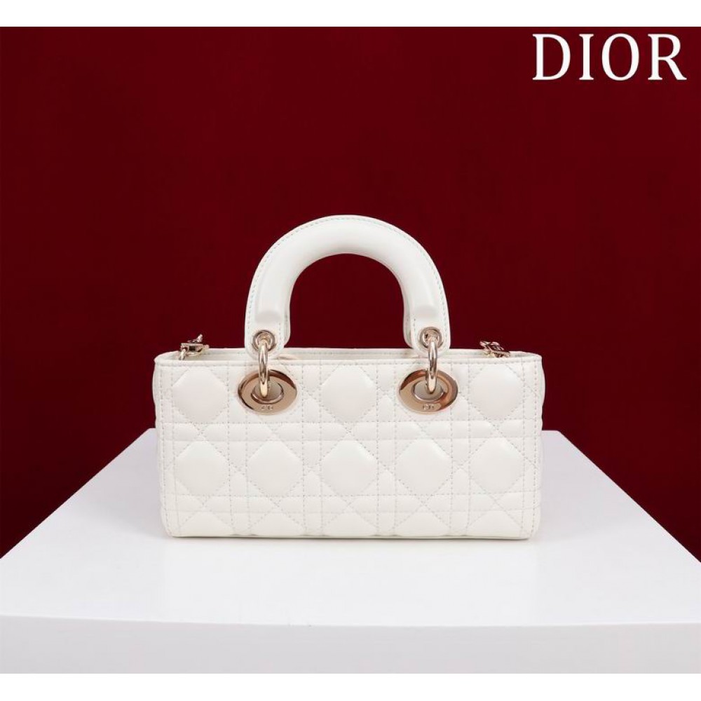 Dior Small Lady D-Joy Bag Cannage Lambskin 22 x 12 x 6 cm Bags