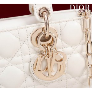 Dior Small Lady D-Joy Bag Cannage Lambskin 22 x 12 x 6 cm Bags