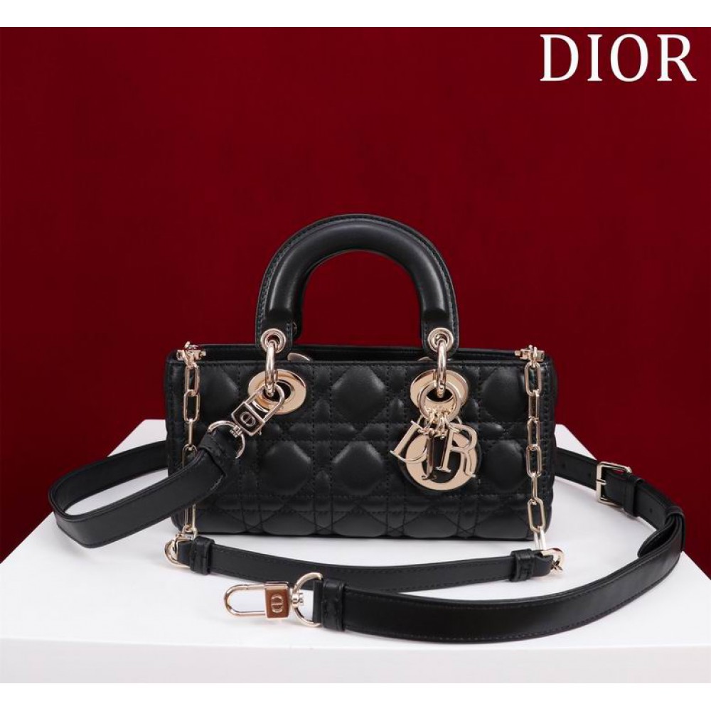 Dior Small Lady D-Joy Bag Cannage Lambskin 22 x 12 x 6 cm Bags