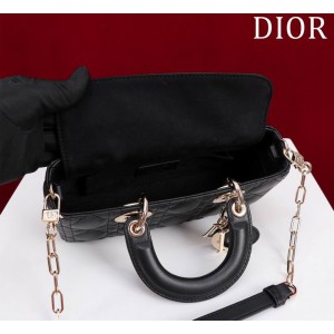 Dior Small Lady D-Joy Bag Cannage Lambskin 22 x 12 x 6 cm Bags