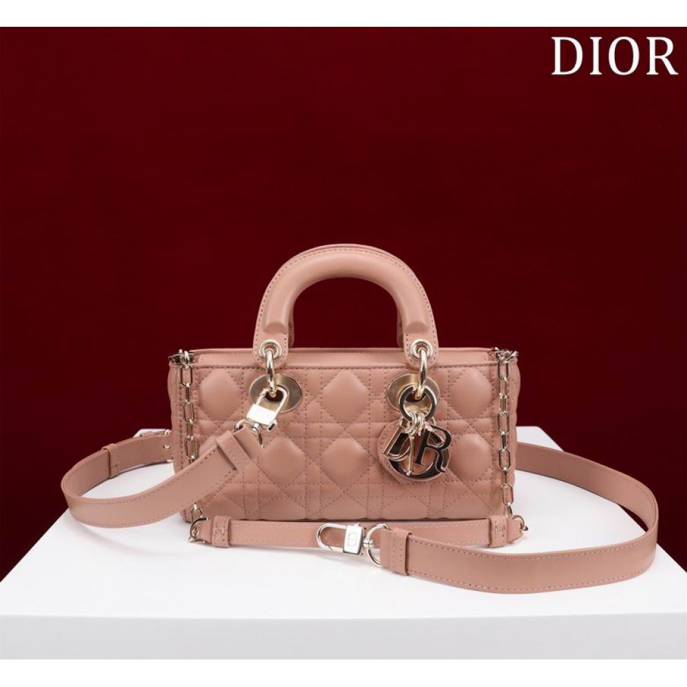 Dior Small Lady D-Joy Bag Cannage Lambskin 22 x 12 x 6 cm Bags