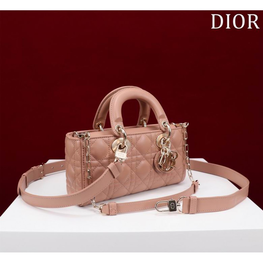 Dior Small Lady D-Joy Bag Cannage Lambskin 22 x 12 x 6 cm Bags
