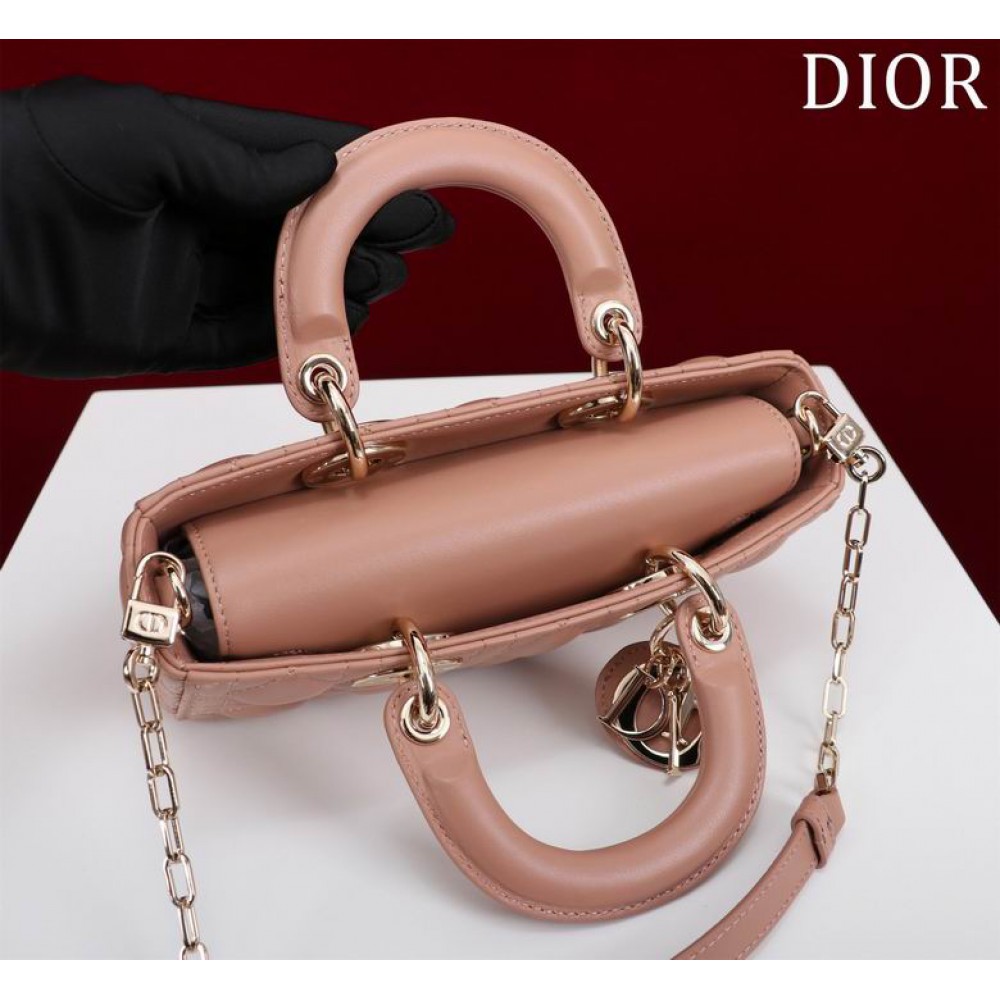 Dior Small Lady D-Joy Bag Cannage Lambskin 22 x 12 x 6 cm Bags