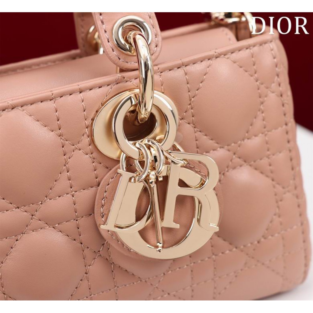 Dior Small Lady D-Joy Bag Cannage Lambskin 22 x 12 x 6 cm Bags