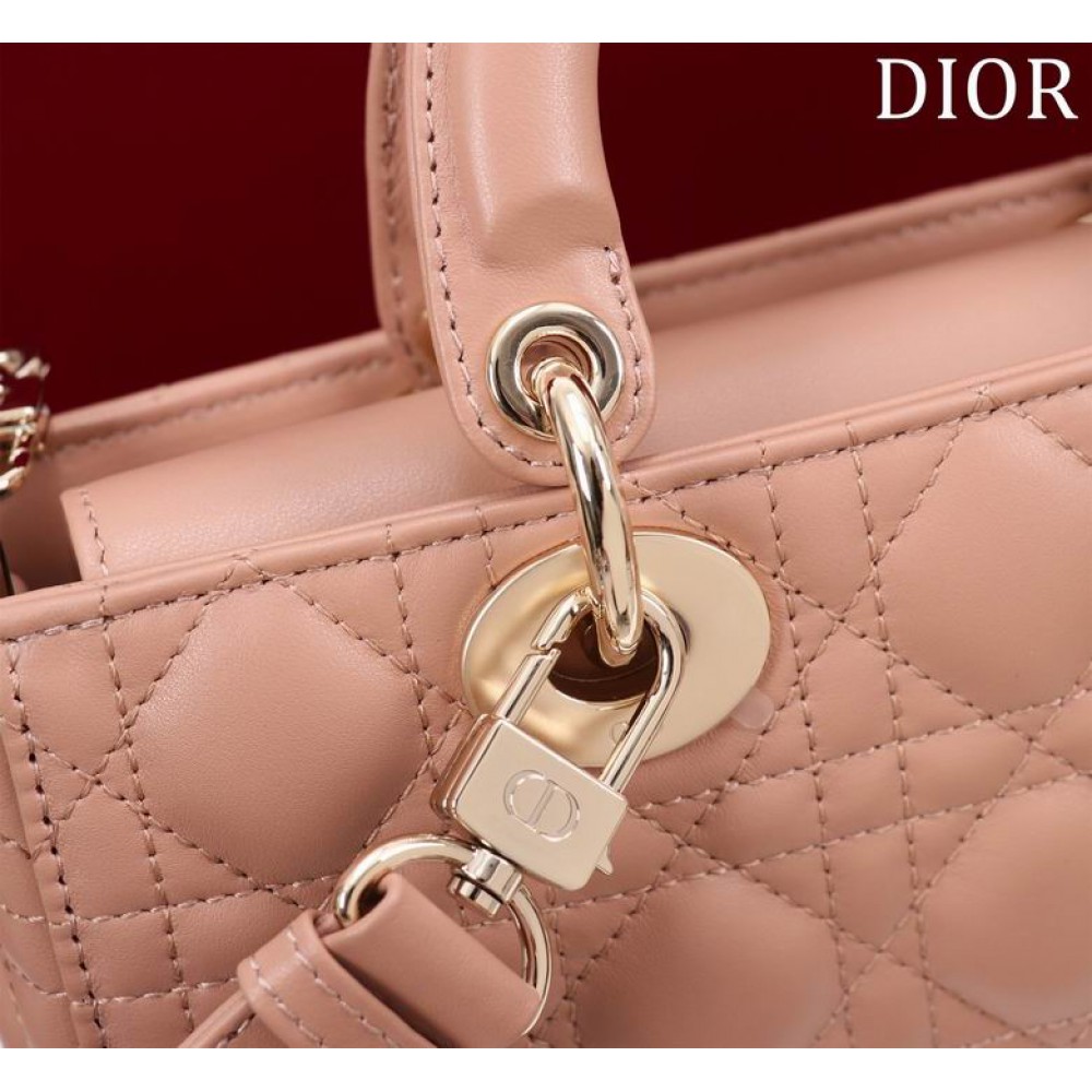 Dior Small Lady D-Joy Bag Cannage Lambskin 22 x 12 x 6 cm Bags
