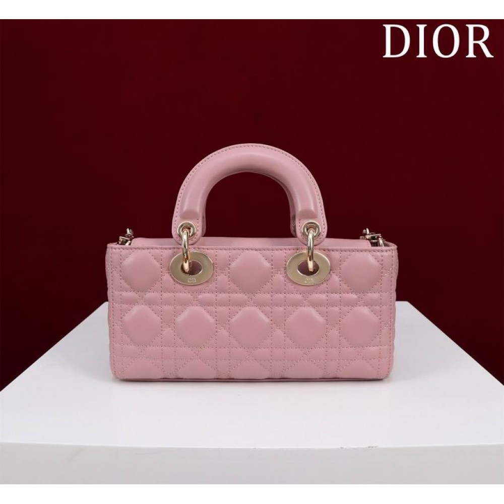 Dior Small Lady D-Joy Bag Cannage Lambskin 22 x 12 x 6 cm Bags