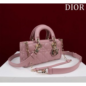 Dior Small Lady D-Joy Bag Cannage Lambskin 22 x 12 x 6 cm Bags