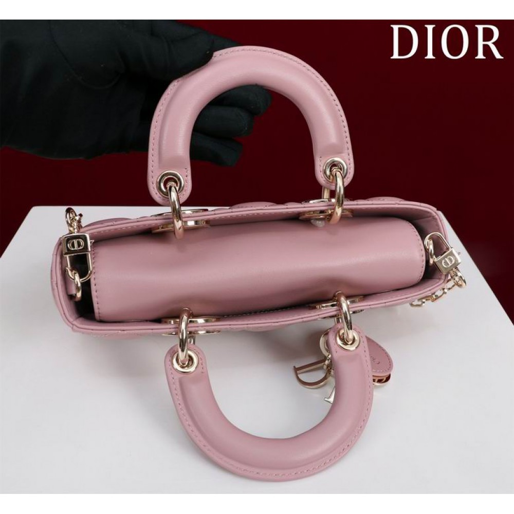 Dior Small Lady D-Joy Bag Cannage Lambskin 22 x 12 x 6 cm Bags