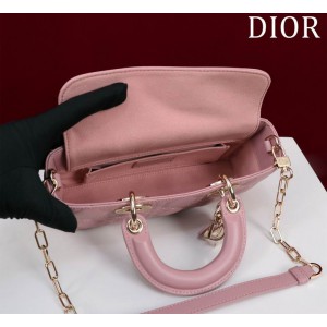 Dior Small Lady D-Joy Bag Cannage Lambskin 22 x 12 x 6 cm Bags