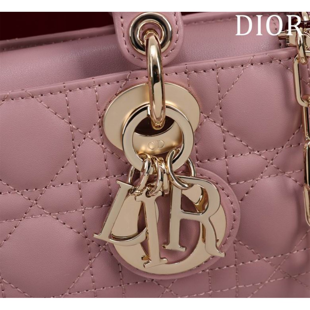 Dior Small Lady D-Joy Bag Cannage Lambskin 22 x 12 x 6 cm Bags