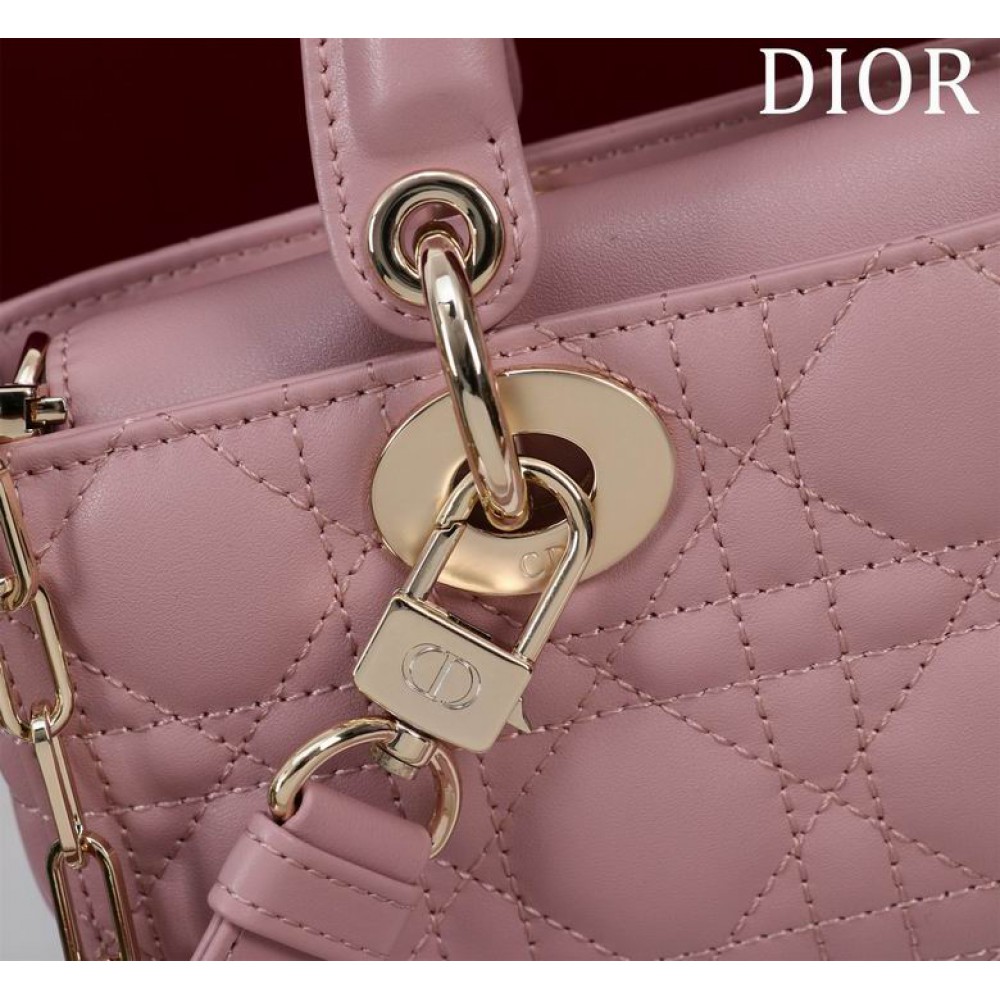 Dior Small Lady D-Joy Bag Cannage Lambskin 22 x 12 x 6 cm Bags