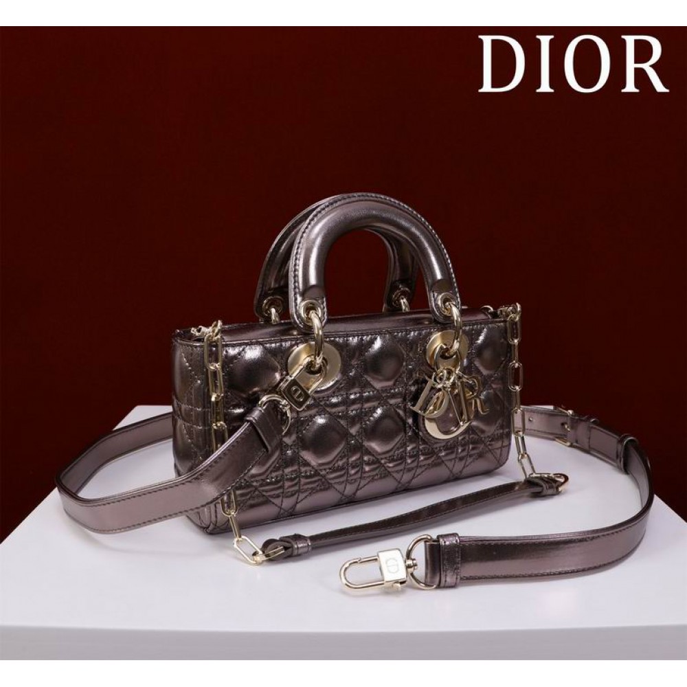 Dior Small Lady D-Joy Bag Cannage Lambskin 22 x 12 x 6 cm Bags