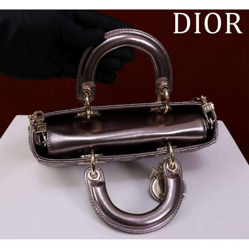Dior Small Lady D-Joy Bag Cannage Lambskin 22 x 12 x 6 cm Bags