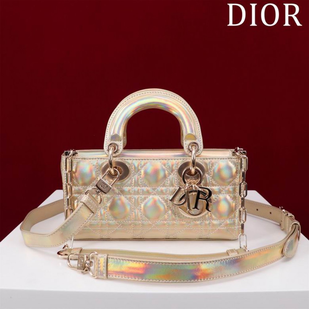 Dior Small Lady D-Joy Bag Cannage Lambskin 22 x 12 x 6 cm Bags