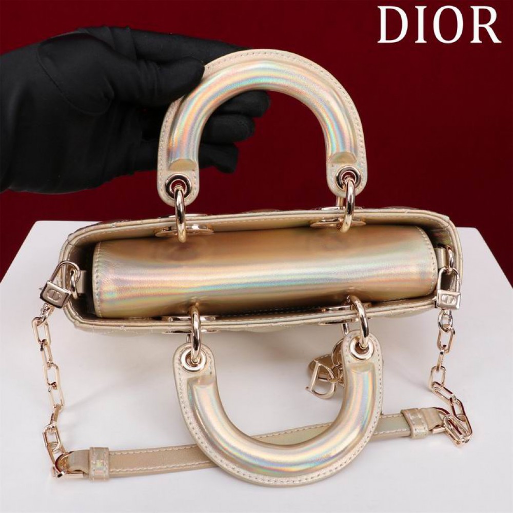 Dior Small Lady D-Joy Bag Cannage Lambskin 22 x 12 x 6 cm Bags