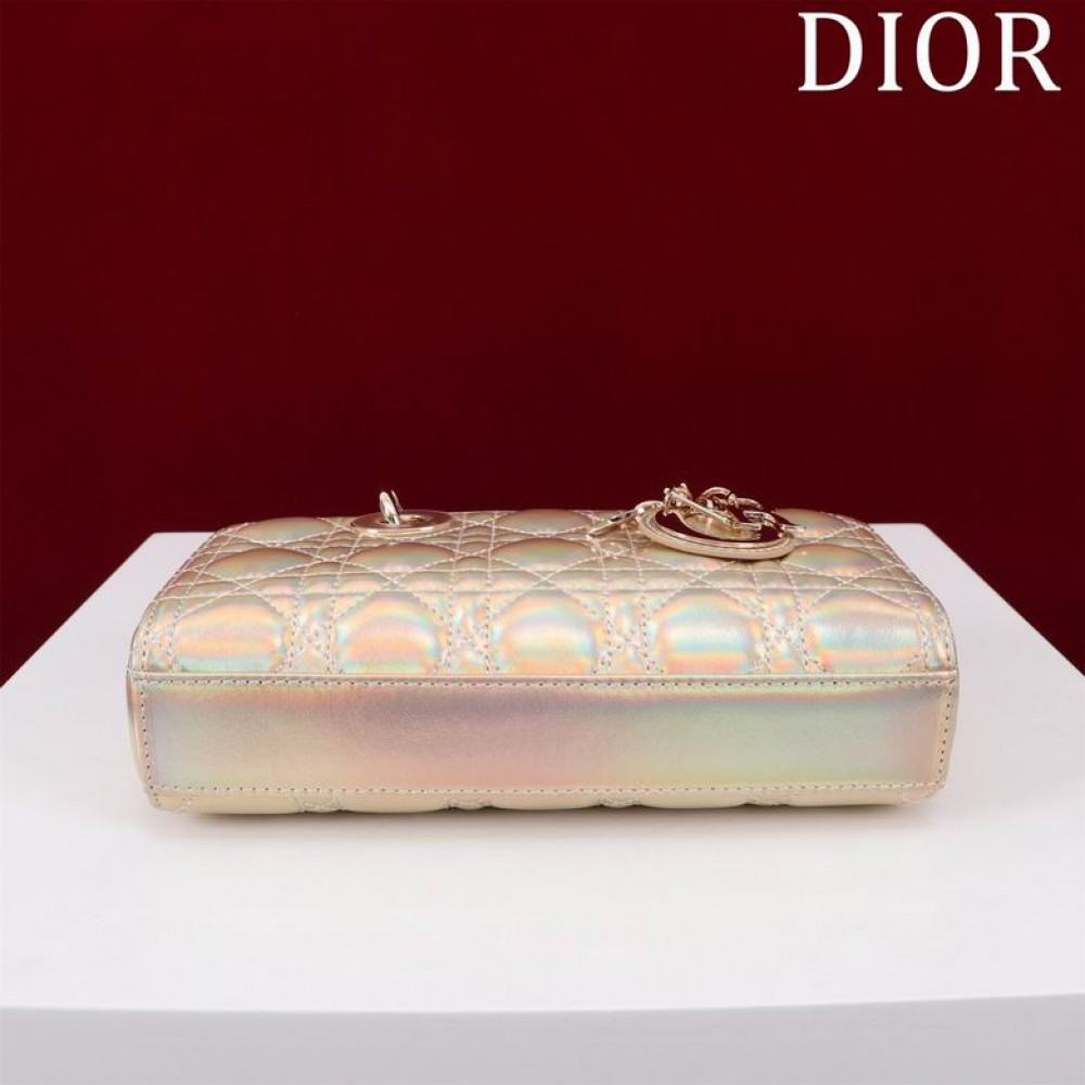 Dior Small Lady D-Joy Bag Cannage Lambskin 22 x 12 x 6 cm Bags