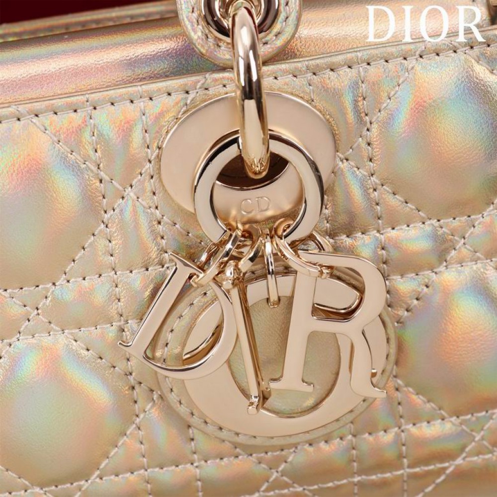Dior Small Lady D-Joy Bag Cannage Lambskin 22 x 12 x 6 cm Bags