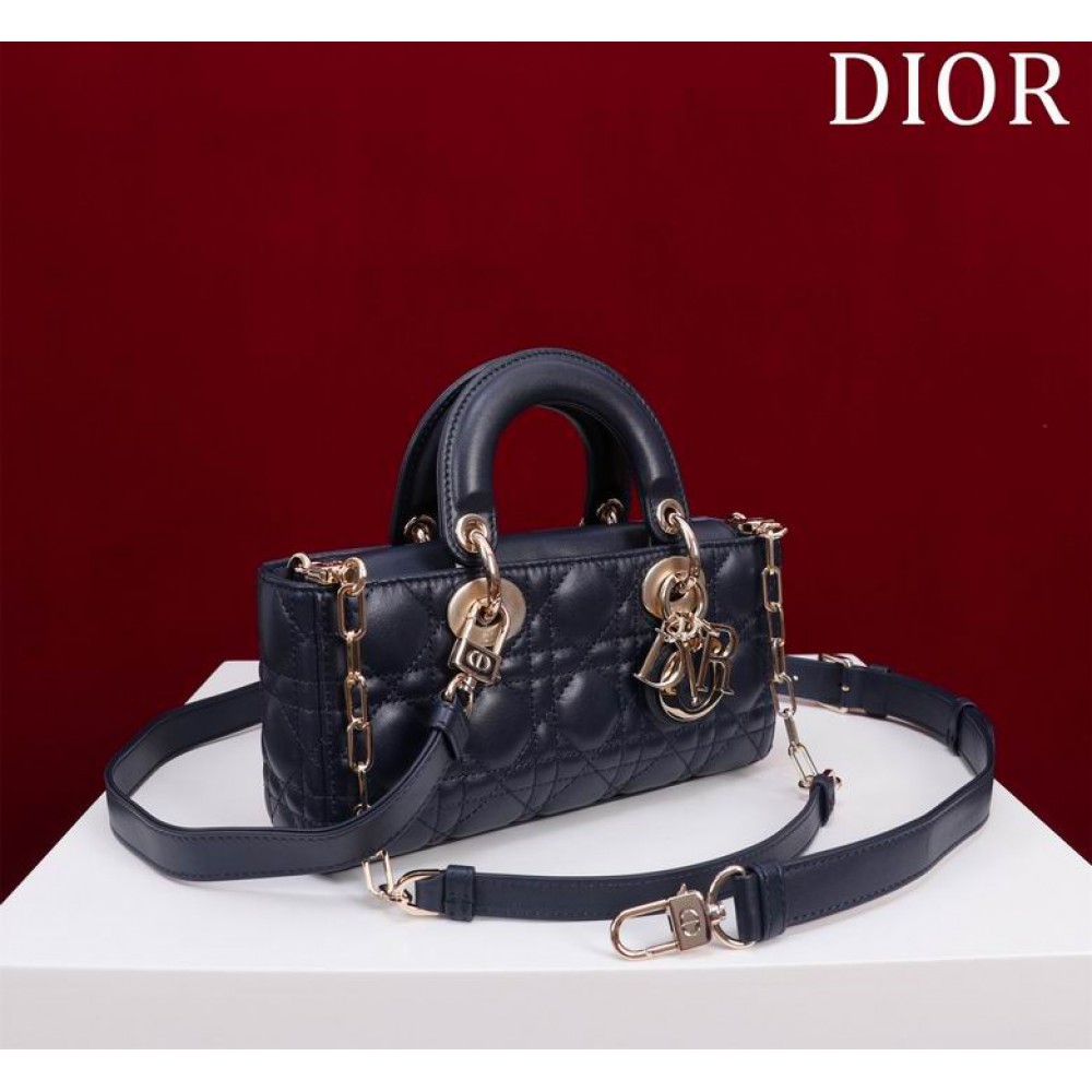Dior Small Lady D-Joy Bag Cannage Lambskin 22 x 12 x 6 cm Bags