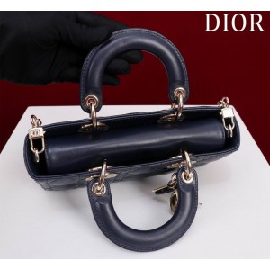 Dior Small Lady D-Joy Bag Cannage Lambskin 22 x 12 x 6 cm Bags