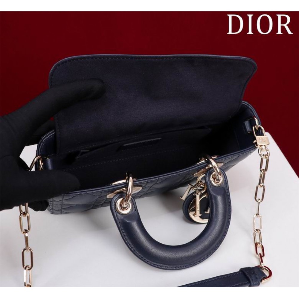 Dior Small Lady D-Joy Bag Cannage Lambskin 22 x 12 x 6 cm Bags