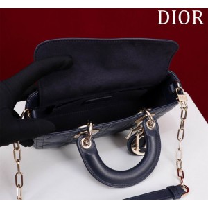 Dior Small Lady D-Joy Bag Cannage Lambskin 22 x 12 x 6 cm Bags