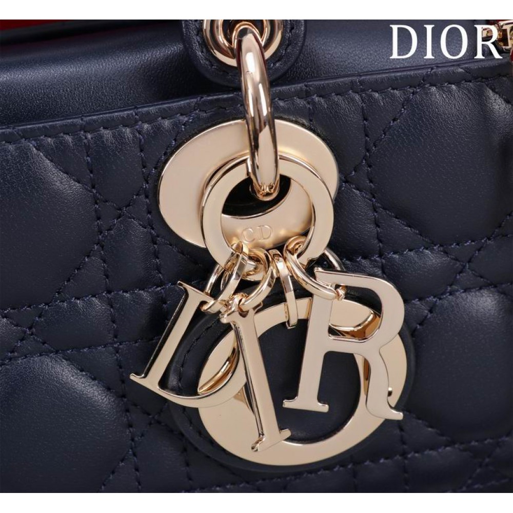 Dior Small Lady D-Joy Bag Cannage Lambskin 22 x 12 x 6 cm Bags