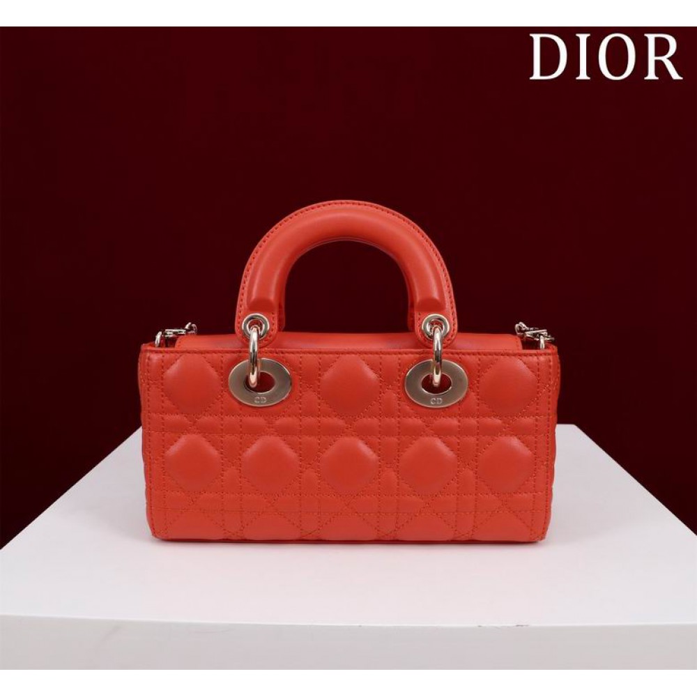 Dior Small Lady D-Joy Bag Cannage Lambskin 22 x 12 x 6 cm Bags