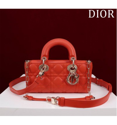 Dior Small Lady D-Joy Bag Cannage Lambskin 22 x 12 x 6 cm