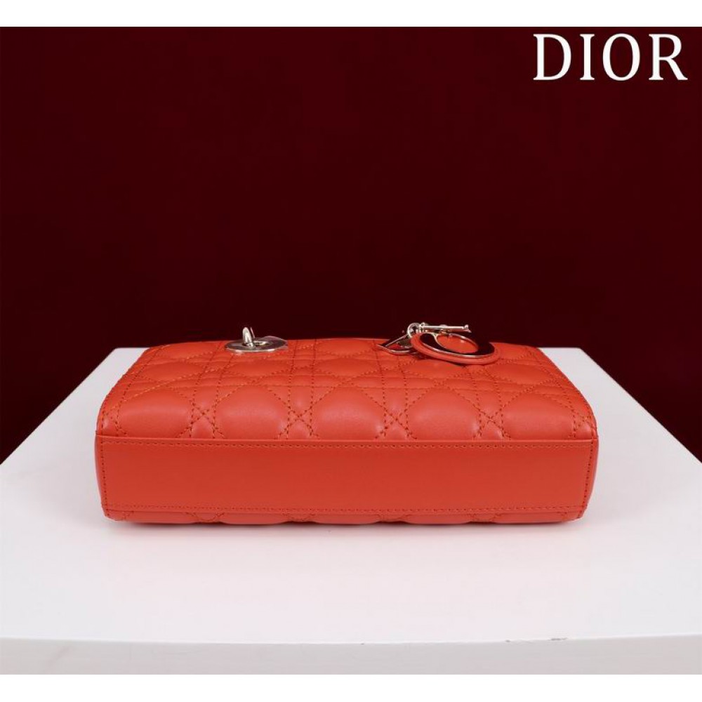 Dior Small Lady D-Joy Bag Cannage Lambskin 22 x 12 x 6 cm Bags