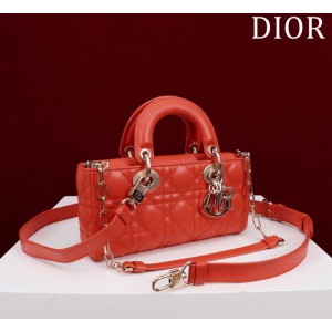 Dior Small Lady D-Joy Bag Cannage Lambskin 22 x 12 x 6 cm Bags