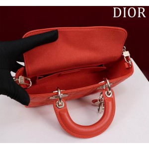 Dior Small Lady D-Joy Bag Cannage Lambskin 22 x 12 x 6 cm Bags