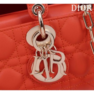 Dior Small Lady D-Joy Bag Cannage Lambskin 22 x 12 x 6 cm Bags