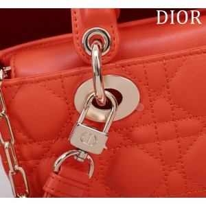 Dior Small Lady D-Joy Bag Cannage Lambskin 22 x 12 x 6 cm Bags