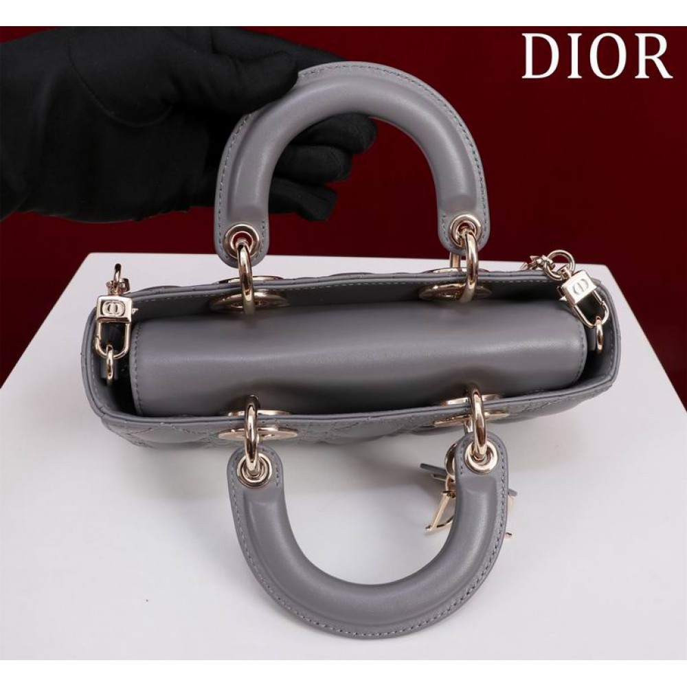Dior Small Lady D-Joy Bag Cannage Lambskin 22 x 12 x 6 cm Bags