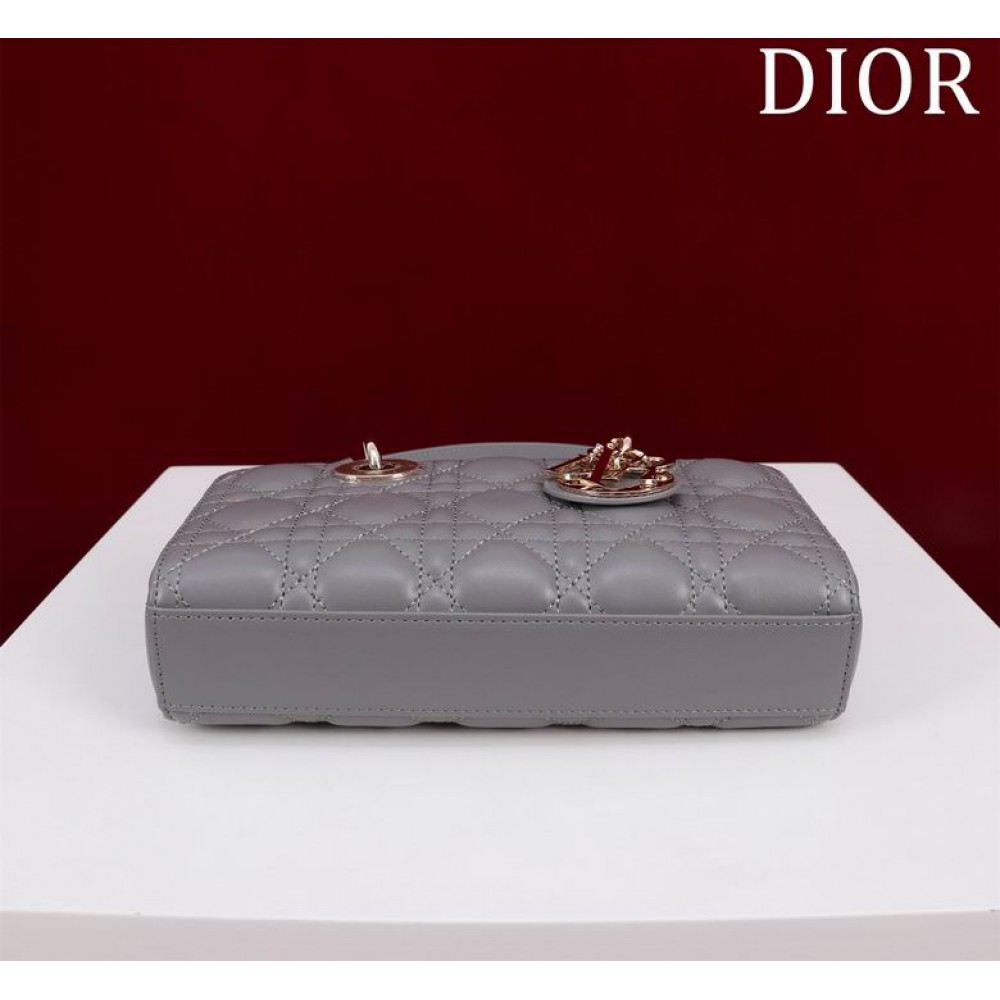 Dior Small Lady D-Joy Bag Cannage Lambskin 22 x 12 x 6 cm Bags
