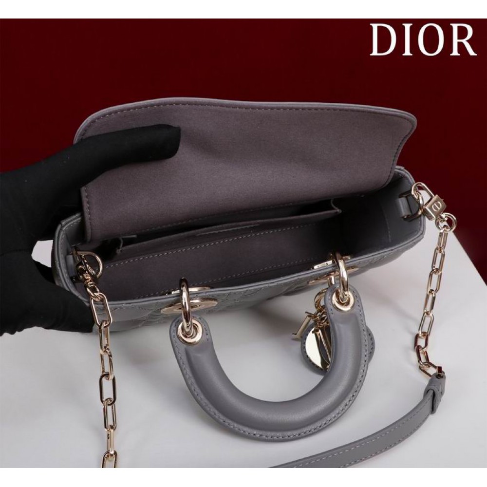 Dior Small Lady D-Joy Bag Cannage Lambskin 22 x 12 x 6 cm Bags
