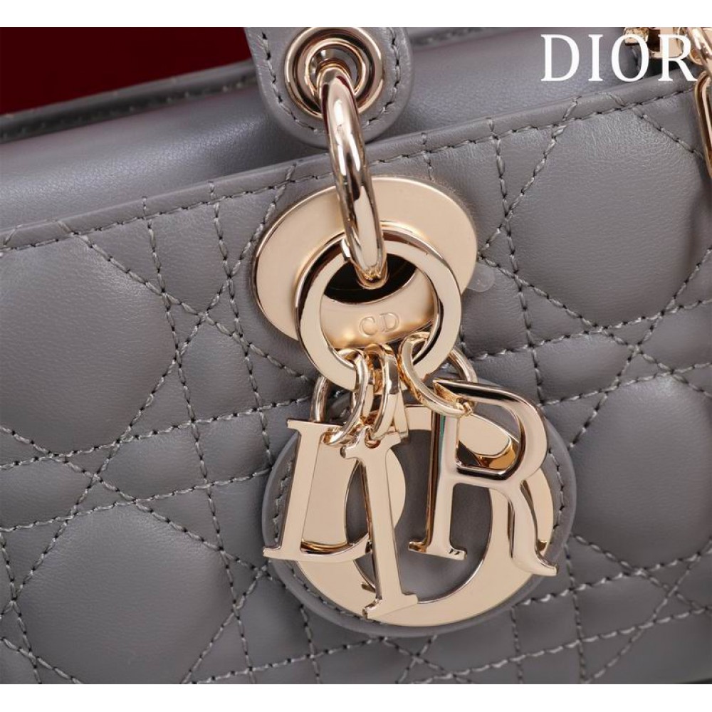 Dior Small Lady D-Joy Bag Cannage Lambskin 22 x 12 x 6 cm Bags