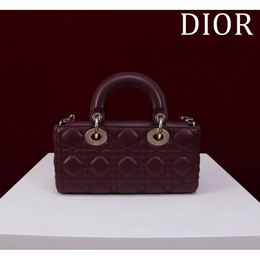 Dior Small Lady D-Joy Bag Cannage Lambskin 22 x 12 x 6 cm Bags