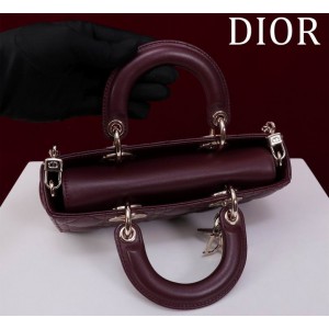 Dior Small Lady D-Joy Bag Cannage Lambskin 22 x 12 x 6 cm Bags