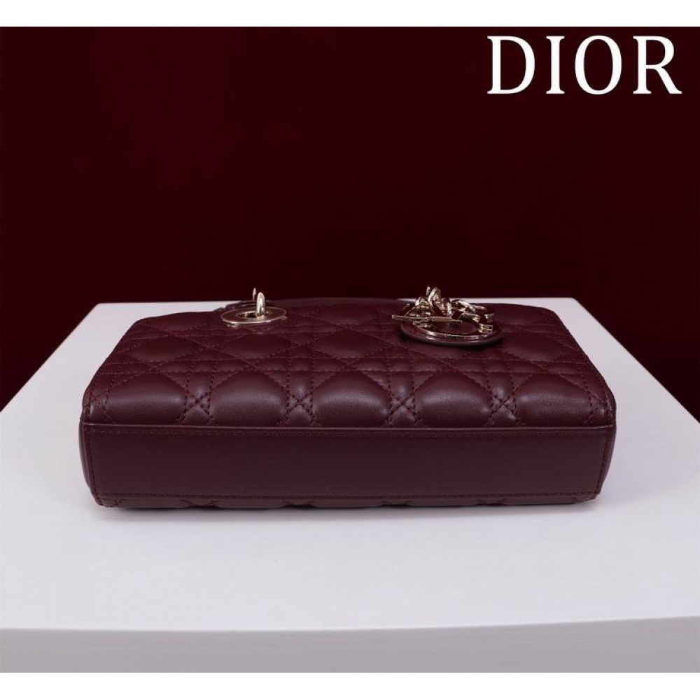 Dior Small Lady D-Joy Bag Cannage Lambskin 22 x 12 x 6 cm Bags