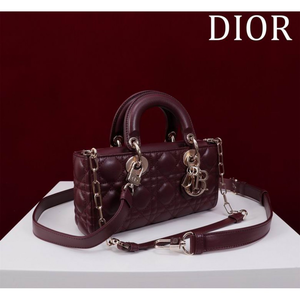 Dior Small Lady D-Joy Bag Cannage Lambskin 22 x 12 x 6 cm Bags
