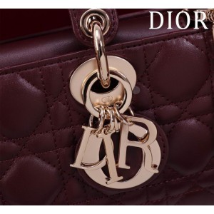 Dior Small Lady D-Joy Bag Cannage Lambskin 22 x 12 x 6 cm Bags
