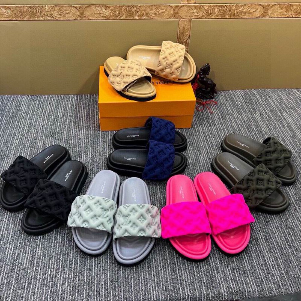 Lv slippers 35-41 puffer Shoes