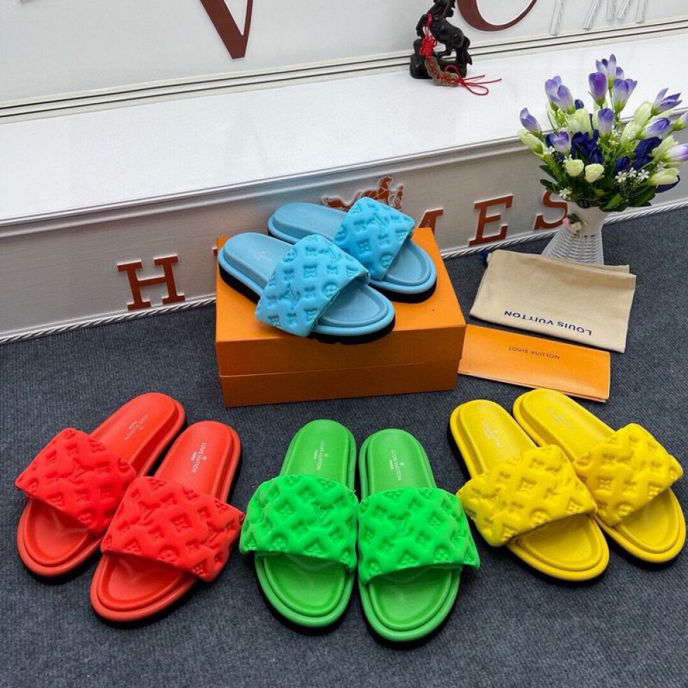 Lv slippers 35-41 puffer Shoes