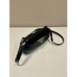 Prada Brushed Leather Shoulder Bag 24x11x4cm Bags