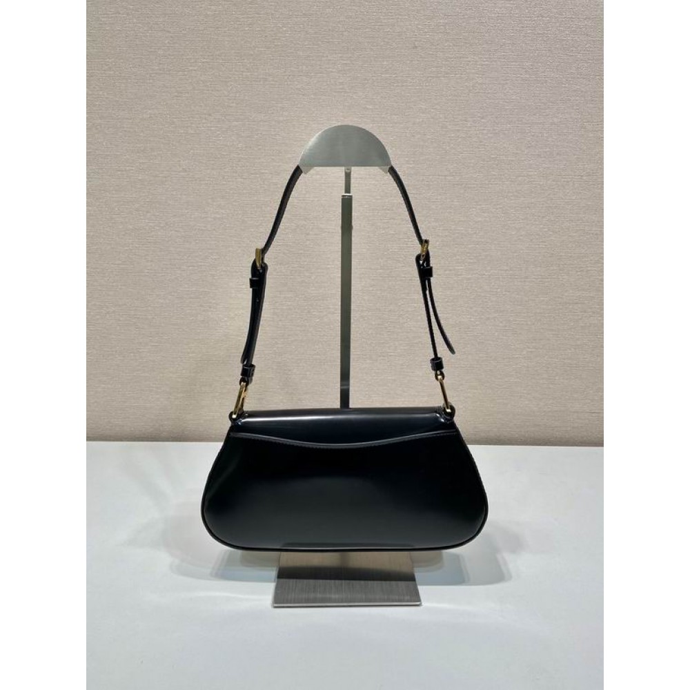 Prada Brushed Leather Shoulder Bag 24x11x4cm Bags